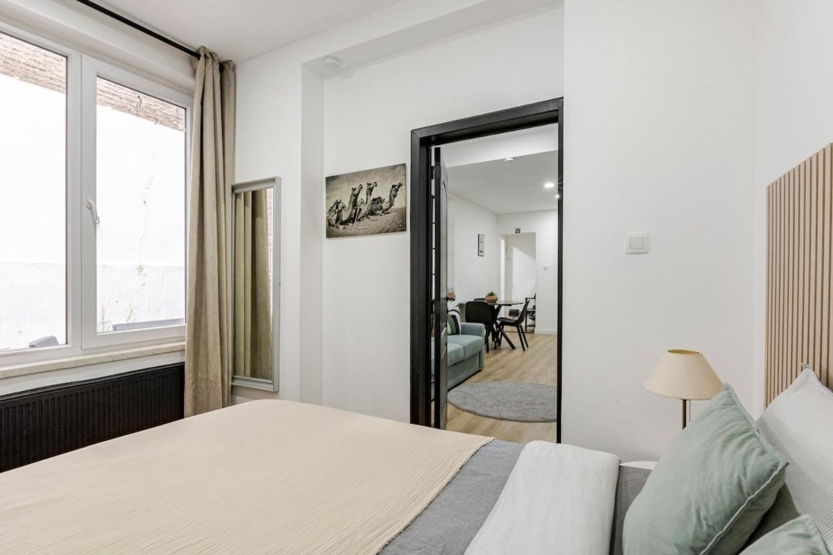 Cosy Appartement Met Tuin In Centrum Antwerpen Gratis Parking Free Parking! Bagian luar foto