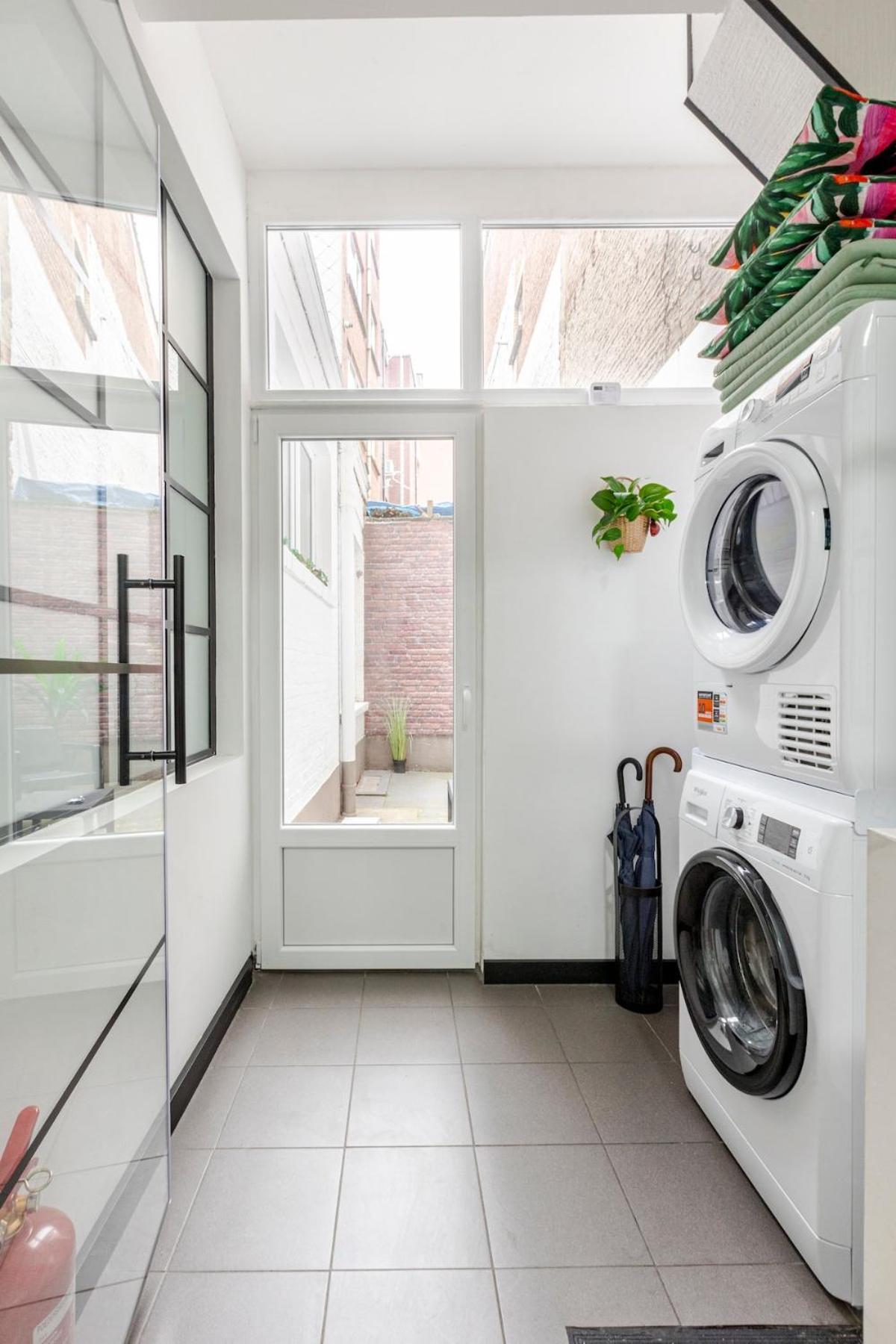 Cosy Appartement Met Tuin In Centrum Antwerpen Gratis Parking Free Parking! Bagian luar foto